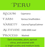 Peru - subscription